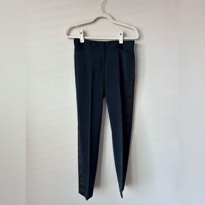 Express dark navy crop pants